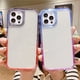 thumbnail image 3 of Fahion Gradiente 3 En 1 Funda De Teléfono Transparente Para iPhone 11 12 13 Pro Max XS XR 6 7 8 Plus TPU Suave A Prueba De Golpes Cubierta Trasera, 3 of 4