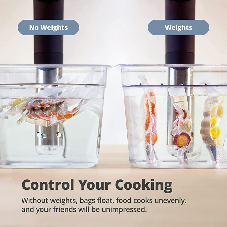 Greater Goods Sous Vide Weights - Silicone Shell and Stainless Steel  Center, The Perfect Accessories for Completing a Sous Vide Set | Pack  Includes
