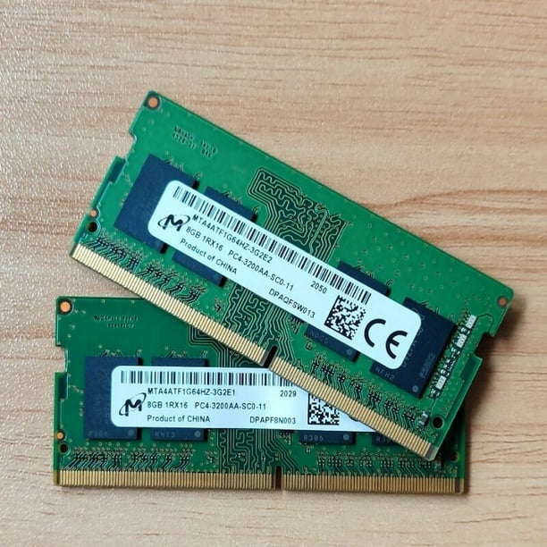 Micron RAMS DDR4 8GB 3200MHz Laptop Memory DDR4 8GB 1RX16 PC4