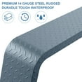 thumbnail image 4 of JoanKaren 2 Pack Tandem Axle Trailer Fenders Steel 14 Gauge Diamond Tread Plate,Fit 13"-15" Tires,Gray, 4 of 6