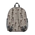 thumbnail image 3 of Cute Dog Lover Small Backpack with Floral Puppy and Bone Design, Lightweight Travel Bag for Work and School, 3 of 6