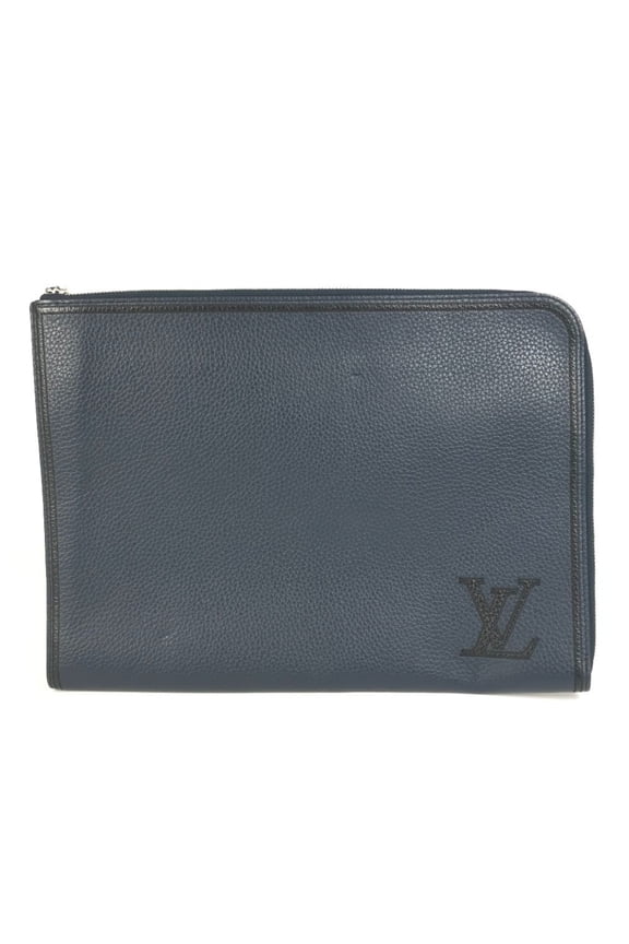 Pre-Owned LOUIS VUITTON M68235 LV Logo Pochette Jour GM Pouch Bag with L-shaped... (Good)