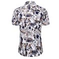 thumbnail image 3 of Qiopertar Liquidation à Moins de 5$ Chemise Formelle pour Hommes à Manches Courtes Col Boutonné Imprimé Coloré en Solde, 3 of 3