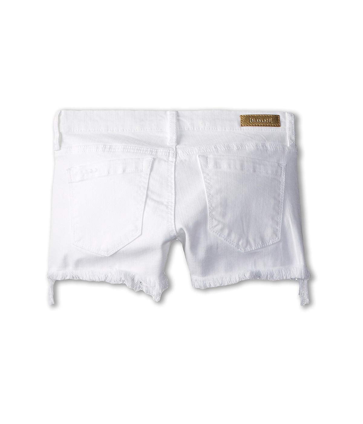 kids white jean shorts