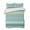 Teal Green, variant on Quilts Twin XL Size, Teal Striped Soft Comforter Bedding Set for Bed, Boho Modern Geometric Abstract Art Ethnic Lightweight Quilted Bedspread with Pillow Cover(2 Pieces) for All Season, 68x98 Inch
