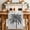 Black, variant on Brown Palm Tree Dining Table Runner, Country Linen Texture Tropical Plant Vintage Washable Table Runners Kitchen Coffee Table Center Decor for Home Party Holiday Wedding 13 x 36 Inches