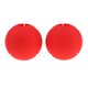 thumbnail image 4 of 1 par de empuñaduras de bola de agarre de 7,2 cm / 2,8 pulgadas para pesas con mancuernas, levantamiento de pesas, entrenamiento muscular, rojo Soledad Barbell Hand Grip Ball, 4 of 9