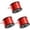 Red,3Pc, variant on 1Pc Metallic Curling Ribbon,298Ft Holographic Shiny Balloon String Ribbon Roll, Crimped Foil Ribbon for Gift Wrapping, Floral Bouquet and Party Decoration, Laser Ribbon for Birthday DIY Craft Supply