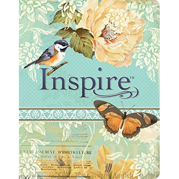 Pre-Owned NLT Inspire Bible: The Bible for Coloring & Creative Journaling (Hardcover) by Tyndale
