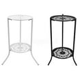 thumbnail image 3 of 2-tiered Tall Plant Stand Metal Plant Shelf Supports Rack For Indoor Outdoor Home, 3 of 4