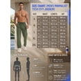 thumbnail image 7 of Xibflo Men's Elastic Waist Hiking Pants Water Resistant Quick-Dry Lightweight Outdoor Sweatpants with Zipper Pockets, 7 of 7