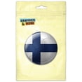 thumbnail image 1 of Finland Flag Soccer Ball Futbol Football Pinback Button Pin Badge, 1 of 2