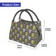 thumbnail image 2 of Fotbe Sugar Skulls Bolsa Térmica Portátil con Estampado, Bolsa de Entrega de Alimentos Aislada, Bolsa Reutilizable de Gran Capacidad para Comidas y Supermercado, 2 of 6