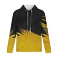 thumbnail image 6 of Fashion YLSDY Men's Sweatshirts Graphic Hoodies Pullover Sweatshirts Casual Drawstring Tops with Pockets Hoodies Pullover Yellow XXXXL, 6 of 6