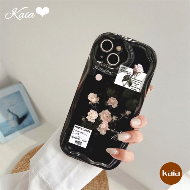 Pintura Al Óleo Retro Rosa Caso Para Redmi 10 9T 9 A1 10C A2 9C NFC 10A 9A Note 12 8 9 11 10s 10 11s Pro POCO M3 Etiqueta De Moda Brillante Floral Suave 3D Ondulado Borde Curvado Cubierta