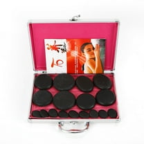 16Pcs Hot Massage Stone Volcanic Stones Kit Rock SPA Oiled Massager Machine Box 16PC Hot Massage Stone Volcanic Stones Kit Rock SPA Oiled Massager Machine Box