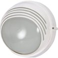 thumbnail image 2 of Wistaria Lighting Lighting Round Hood Wall Sconce in Semi Gloss White, 2 of 3