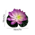 thumbnail image 3 of Ikohbadg LED Solar Floating Lotus Pool Light Water Sensing Lotus Garden Lamp Decor Diwali Festival River Lantern Blessing, 3 of 6