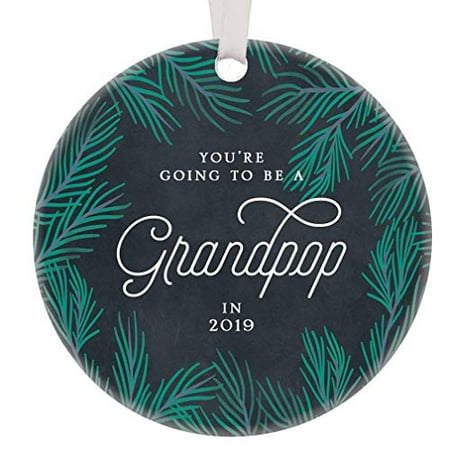 You're Going To Be A Grandpop Ornament, 2019 Pregnancy Announcement, New Grandfather Gift, 3