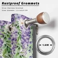 thumbnail image 2 of Outdoor Curtains for Patio Waterproof, Blue Purple Floral Outdoor Privacy Panels Grommet, Spring Hydrangea Flower Truck Green Plaid Blackout Outside Curtains for Porch/Cabana 54"x95", 2 Panels, 2 of 8