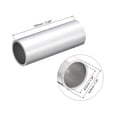 thumbnail image 2 of Uxcell 38mm OD 32mm Inner Dia 100mm Length 6063 Aluminum Tube for Industry DIY, 2 of 5