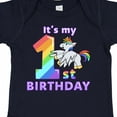 thumbnail image 4 of Inktastic It's My 1st Birthday Unicorn Boys or Girls Baby Bodysuit, 4 of 5
