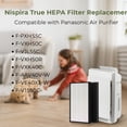 thumbnail image 2 of Nispira Replacement HEPA Carbon Filter Set Compatible with Panasonic Air Purifier Models F-ZXHP55Z, F-ZXHD55Z, F-PXH55A, F-VXH50A, F-PXM55A, F-PXH55C, True HEPA + Activated Carbon, 1 Set, 2 of 11