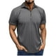 thumbnail image 2 of pstuiky Camisas de manga corta para hombre, Camisa de manga corta para hombre, estilo étnico, informal, de color liso, con solapa y chaqueta ropa de hombre xl, 2 of 7