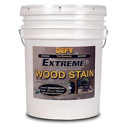 DEFY Extreme Wood Stain Cedar Tone 5gal by Defy