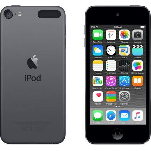 Tether Weven Berouw Refurbished Apple iPod Touch 6th Generation 16GB Space Gray -Like New  condition in Plain White Box - Walmart.com