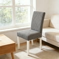 thumbnail image 3 of PpgejGEK Housses de Table et Chaises Élastiques - Housse de Protection en Polyester Tricoté Extensible Semi-Circulaire pour Chaises de Salle à Manger - Lavable en Machine, 3 of 5