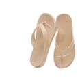thumbnail image 6 of Unisex Khaki Flip Flops for Men and Women - Comfortable EVA Sandals with Arch Support, Lightweight Non-Slip Beach & Pool Shoes for Casual Wear,Size 9-9.5, 6 of 8