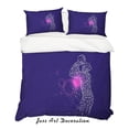 thumbnail image 2 of 3D Purple Basketball Player Dunk Quilt Cover Set Bedding Set Pillowcases 08, 2 of 2
