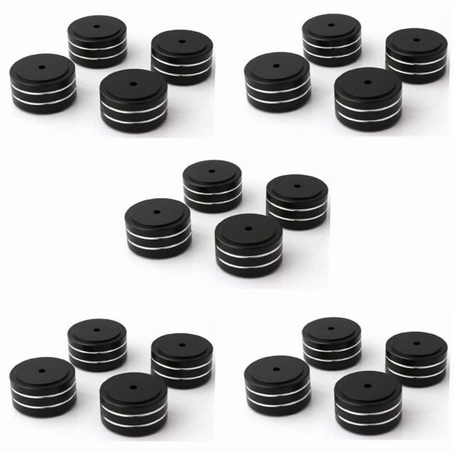 20Pcs 40X20mm Aluminum HiFi AMP Speaker Isolation Stand Turntable DAC Feet Pad
