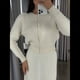 thumbnail image 4 of Suéter Tipo Cárdigan Corto con Cuello Redondo para Mujer, Larga, Abertura Frontal, Botones y Chal S, 4 of 10