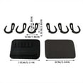 thumbnail image 3 of Beach Umbrella Hook Non Backyard Umbrella Hook With 6 Hooks Suitable For Towels Cameras Sunglasses Hats Easy To Install Suitable For Beach And Camping Trips Light Clips for outside Lights Wall Small, 3 of 4