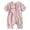 Pink, variant on Ticikt Baby Boys Girls Romper Short Sleeve Solid Jumpsuit Cotton Blend Fashion Design Stylish and Attractive for Daily Wear,Color:Pink