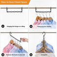 thumbnail image 4 of 10 Pack Space Saving Plastic Magic Hangers, 4 of 4