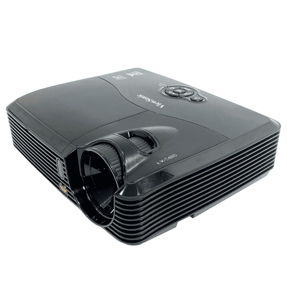 Pre-Owned ViewSonic PJD5123 DLP Projector 2700 Lumens Home Theater HD HDMI-Adapter Remote