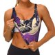 thumbnail image 3 of Fotbe Astronaut Floating purple Space Sujetador Deportivo Largo sin Aros para Mujer con Almohadillas y Soporte Medio, Transpirable y Absorbente, Camiseta Tipo Chaleco o Tank Top-X-Large, 3 of 8