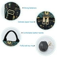 thumbnail image 7 of FORMRS Women's Travel Backpack Purse Anti-Theft Hidden Pockets Casual Shoulder Bag, Gold Peacock Pattern, 7 of 7