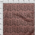 thumbnail image 2 of oneOone Cotton Poplin Dusty Rose Fabric Tiger Animal Skin Sewing Material Print Fabric By The Yard 56 Inch Wide, 2 of 4