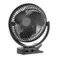 thumbnail image 1 of Ventilador con clip Dorobeen Mini de 8 pulgadas, recargable por USB, 10000 mAh, 1 of 6