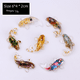 thumbnail image 3 of Grava de cristal natural con pegamento que cae, pequeños peces, adornos decorativos para oficina, escritorio, joyería, regalo, adornos para coche, 3 of 5