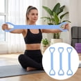 thumbnail image 5 of Set de Bandas de Resistencia con Mangos, Paquete de 3, Bandas Elásticas Portátiles para Brazos, Espalda, Hombros, Yoga, Pilates y Rehabilitación, 5 of 5