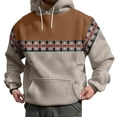 thumbnail image 1 of PMUYBHF Chandail pour Homme Homme Drôle Homme Hiver Printemps Décontracté Col Rond Manches Longues Chandail à Capuche Imprimé 3D Haut Blouse Chandails pour Hommes Col Ras du Cou Graphique, 1 of 5