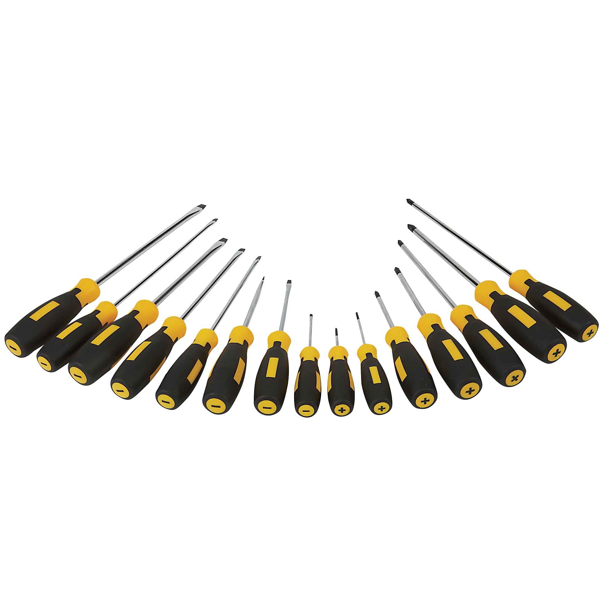 Klutch 15-Pc. Combination Screwdriver Set