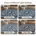 thumbnail image 7 of ODIKA 6'x9' Washable Area Rug Blue Cream Ornate Medallion Design Elegant Scrollwork with Intricate Borders for Family Room, Living Room, Master Bedroom, Non-Slip, Easy Care, 7 of 7