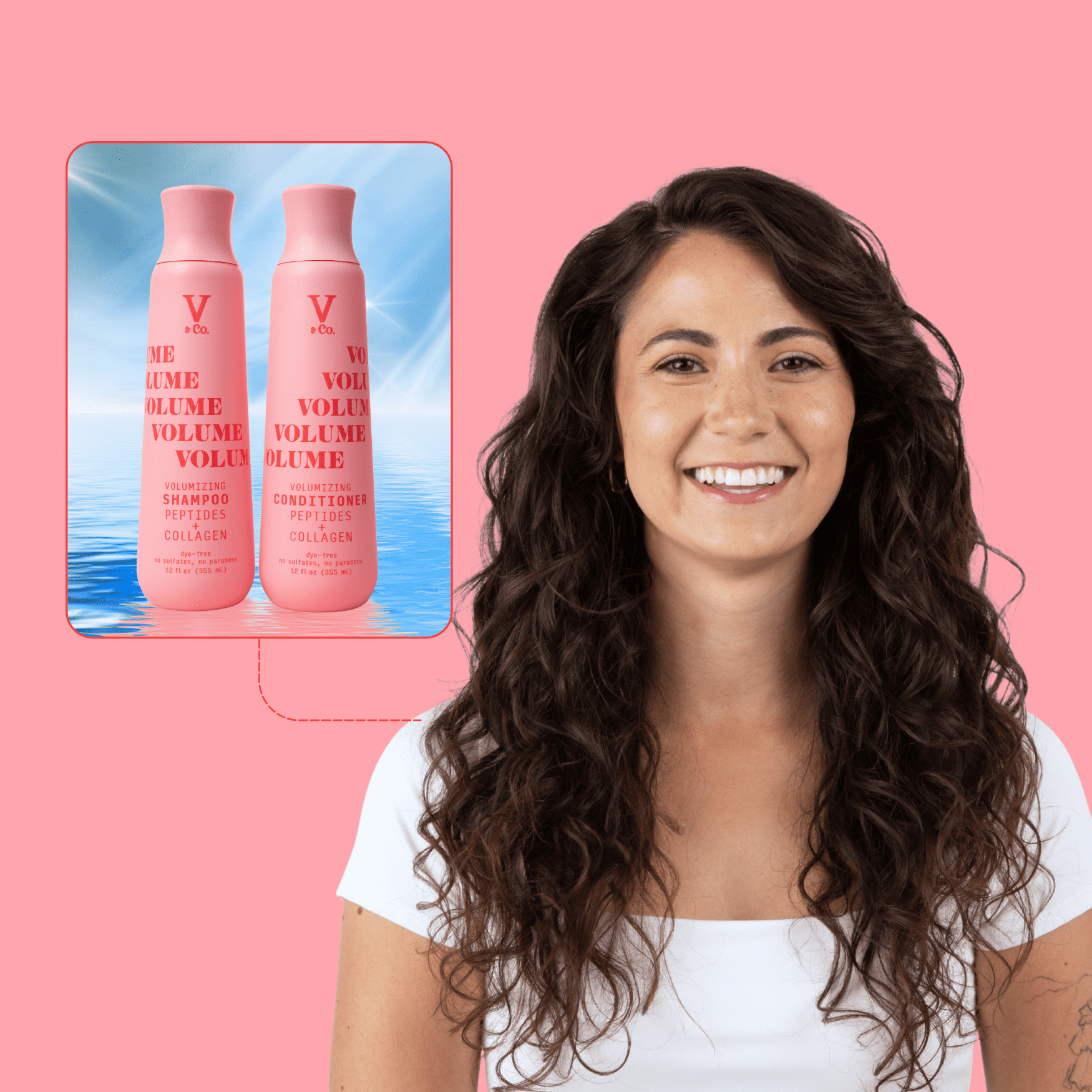 V&Co. Beauty Volumizing Conditioner 12 oz, Squeeze Bottle