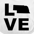 thumbnail image 4 of Inktastic Love Nebraska Boys or Girls Baby Bib, 4 of 4